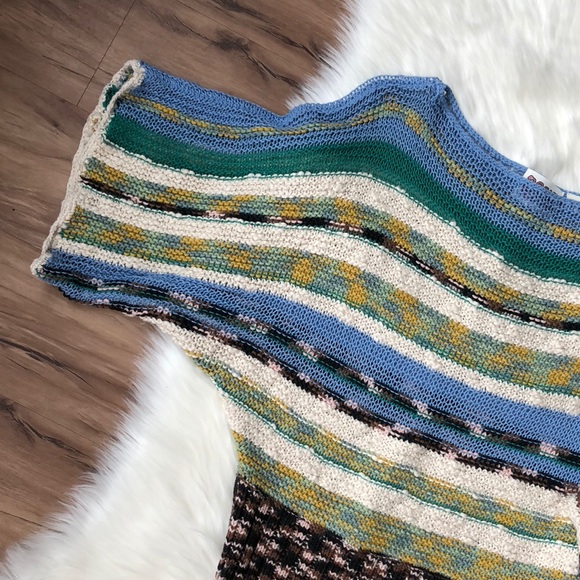 Anthro Rosie Niera Dolman Sleeve Rainbow Sweater - Picture 3 of 5